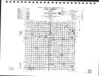 Clay County Highway Map, Dickinson County 1992
